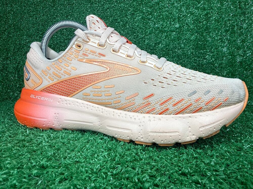 Brooks Glycerin 20 Womens Size 8 Orange Running Shoes Sneakers 1203691B881
